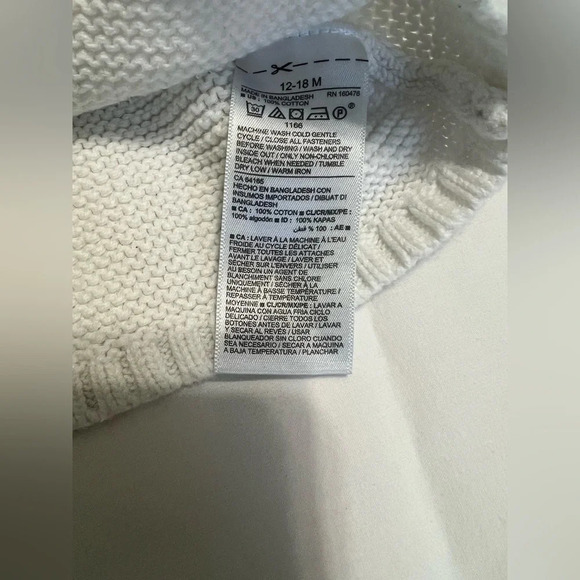 Old Navy Unisex Button-Front Hooded Sweater for Baby (Size 12-18) - Picture 5 of 5